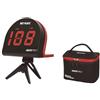 NET PLAYZ Speed Radar Smart Pro - Tachimetro per calcio, tennis, baseball, golf, allenatori e tifosi, colore: Nero