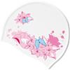 Vexandrie Copricapo da nuoto in silicone stampato floreale, comfort | Accessorio per lezione in piscina Dettaglio farfalla Corsie regolari Routine ricreativa in mare