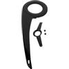 BESTYASH Copricatena Bici 38-40 Denti, Protezione Catena Bicicletta Nera | Resina, Metallo e Plastico, Riduce Rumore Quotidiano, Accessorio per Telaio e Deragliatore