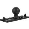ULTECHNOVO Supporto per Ecoscandaglio da Kayak Adattatore Sfera Nero | Nylon e Silicone, Struttura Robusta e Stabile, Uso Semplice e Portatile per Appassionati di Kayak
