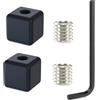 Generic Tappi per cavi per biciclette Tappi per cavi per freni | Ferrules Design Cubista Per MTB Ciclismo Urbano