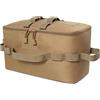 Asyduey Borsa da All'Aperto per Fornelli Un Gas, Barattolo, Borsa per Il Trasporto, Borsa da Picnic, Pentole, Utensili, Organizer, Colore: Cachi
