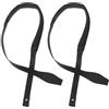 OUNONA 2 Pezzi Cinturino da Polso Regolabile in Nylon Nero | Resistente All'usura, Escursioni e Attività All'aperto, Vestibilità Comoda e Stabile, Stile Elegante