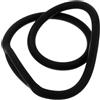 MOBUTOFU Anello Regolatore Subacqueo in Silicone Nero per Immersioni Sicure | Collegamento Sicuro, Vestibilità, per Erogatore e Tubo Durante Immersioni Prolungate