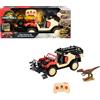 Mattel Matchbox RC Jurassic World Toy Truck, Remote-Control Battery-Operated Vehicle wi