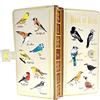 Shag Wear Portafoglio grande Book of Birds Beige