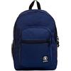 Invicta Seven Zaino Jelek Plain, Scuola e Tempo Libero, Doppio Scomparto, Tasca Porta Pc