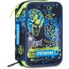 Mitama Astuccio Triplo UrbanEvo c/Spinny pen, Accessori Scuola Elementare, 47 pezzi, Portapenne con colori, 3 Scomparti, Bambini e bambine, multicolore