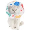 Avont Collare Morbido del Cono di Recupero del Gatto, Regolabile Leggero Gattino Elizabeth Collare per Cani, Collo Donut Stop Licking Scratching Dopo Chirurgia -Mucca(XS)