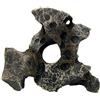 Amtra Deko Roccia Gallura Grigia Piccola - Decorazione in Resina atossica per Acquari, Accessorio Ornamentale subacqueo, Decorativo rifugio nascondiglio, Dipinto a Mano, Dimensione 14 * 17 * 7 cm
