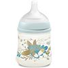Suavinex Biberon 150ml Gold Edition +0 Mesi, con Tettarella Fisiologica Sx Pro Silicone, Taglia S, Azzurro