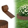 UISEBRT Cortenstahl - Bordo per prato, zincato, in metallo, facile da montare, 18 cm di altezza, flessibile, per aiuole o come bordo tagliente, lunghezza regolabile (5 m, corten)