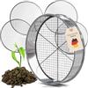 Harmonia Tool Jungle - Colino da giardino in acciaio inox, con 5 inserti di diametro 3,5,8,9,12 mm, resistente alle intemperie, con barra trasversale aggiuntiva per una maggiore tenuta
