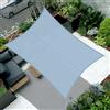 Cool Area Vela Ombreggiante Impermeabile 3x5m Rettangolare,Grigio Blu | Tenda a Vela Protezione 95% Raggi UV,Tenda da Sole per Giardino Esterno Terrazza
