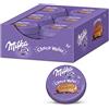 Milka Choco Wafer, Cialde con Ripieno di Crema al Cacao Avvolte in Cioccolato al Latte Alpino, 30 x 30 g
