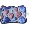 Generico Borsa Acqua Calda Elettrica Ricaricabile con tasca scalda mani riscalda mani piedi (Stile Cuori)