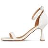Rio Fiore Sandali Donna con Tacco, Nero/Argento/Marrone/Fucsia/Serpente/Bianche 8.5 cm Tacco a spillo, Sandali donna alti, Ecopelle, 2681L-1-A-3
