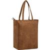 STILORD Estella - Grande borsa shopper da donna in pelle, stile vintage, 40,6 cm, borsa a tracolla da donna, con tasca interna, formato DIN A4, per lavoro e uso quotidiano. Colore: nero