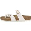 Birkenstock Mayari - Sandali bassi da donna, bianco, 39 EU
