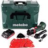Unbekannt Metabo MT 18 LXT 613021840 - Attrezzo multifunzione a batteria, 18 V, compatibile con OIS/Starlock, con 1 batteria da 4,0 Ah e valigetta, senza caricatore