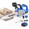 Wild Badger Power Motosega WB20VCS2AH, blu