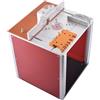 Boddceto Piastra di Inserimento per Tavolo Router con Flip Board e Guida di Misurazione Angolare Set per da Banco per Lavorazione del Legno
