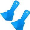 uxcell Cazzuola per angoli interni, 10,2 cm, per cartongesso, in plastica, blu, 2 pezzi