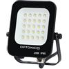 OPTONICA Proiettore led luce verde potenza 20 watt alluminio colore nero ip65 1800 lumen
