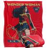 LOGOVISION Wonder Woman 80Th Stance Coperta super morbida al tatto setoso - 152 x 127 cm
