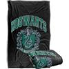 LOGOVISION Harry Potter Hogwarts Slytherin Coperta super morbida al tatto setoso - 91 x 147 cm