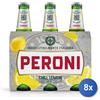 Peroni 8x Stock Peroni Birra Bottiglia 33X3 Lemon Vetr