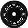 Diamond Disco olimpionico bumper training Pro foro 50 mm Diamond Professional