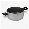 Mamù casseruola con due manici Made in Italy janet 2.0 antiaderente in alluminio 24 cm