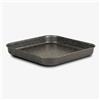 Mamù teglia quadrata Made in Italy happy stone 35x35 antiaderente in alluminio 35x35