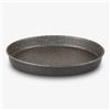 Mamù tortiera focaccia Made in Italy happy stone antiaderente in alluminio 30 cm