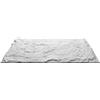 Divina Home Pannello decorativo effetto roccia pietra 3D set 10 pz 7,2 mt2 rivestimento murale in PU 120 x 60 x 3 Bianco Leccese