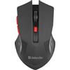 Defender Mouse Defender Accura MM-275 RF nero rosso 1600DPI 6P [52276]