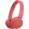 SONY WH-CH535 CUFFIE WIRELESS, Rosso Corallo