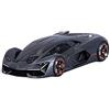 Burago- Lamborghini 1/24 Terzo millennio-Grigio, 21094S, Nero