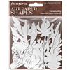 Art Paper Shapes laser cut - Flowers and Poems