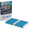 UFI Filters, Filtro Abitacolo ARGENTIUM 34.104.00 | per Ricambio, Adatto a Auto, Applicabile su Diversi Modelli Alfa Romeo