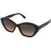 Alexander McQueen AM0355S 002 | Occhiali da Sole Graduati o Non Graduati | Prova Online | Plastica | Cat Eye, Ovali / Ellittici | Marrone, Havana | Adrialenti