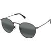 Maui Jim Pukaua 667-17A | Occhiali da Sole Graduati o Non Graduati | Prova Online | Metallo | Tondi | Rutenio | Adrialenti