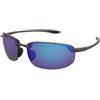 Maui Jim Hookipa MJ0407S 004 | Occhiali da Sole Graduati o Non Graduati | Prova Online | Plastica | Rettangolari | Grigio, Trasparente | Adrialenti