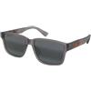 Maui Jim Kuniahi AF MJ0688SA 002 | Occhiali da Sole Graduati o Non Graduati | Prova Online | Plastica | Quadrati | Grigio, Trasparente | Adrialenti