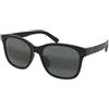 Maui Jim Owelo MJ0346SA 001 | Occhiali da Sole Graduati o Non Graduati | Prova Online | Unisex | Plastica | Quadrati | Nero | Adrialenti
