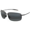 Maui Jim Breakwall MJ0422S 036 | Occhiali da Sole Graduati o Non Graduati | Prova Online | Plastica | Rettangolari | Nero | Adrialenti