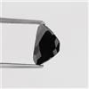 NATURAL ROSE CUT DIAMONDS DIAMANTE NATURALE SFUSO RARO 0.27ct COLORE NERO 'D' FORMA TRILIONE
