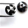 Surat*Diamond*City DIAMANTE NERO 2.5MM/1 PZ ROTONDO ROSECUT DIAMANTE NATURALE VENDUTO PER PIETRA