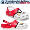 Crocs Pokemon Poke Ball Zoccolo Classico Rosso Bianco Nero 212064-90H Taglia ...